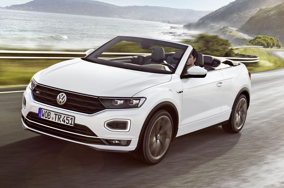 2019 Volkswagen T-Roc Cabriolet press shots