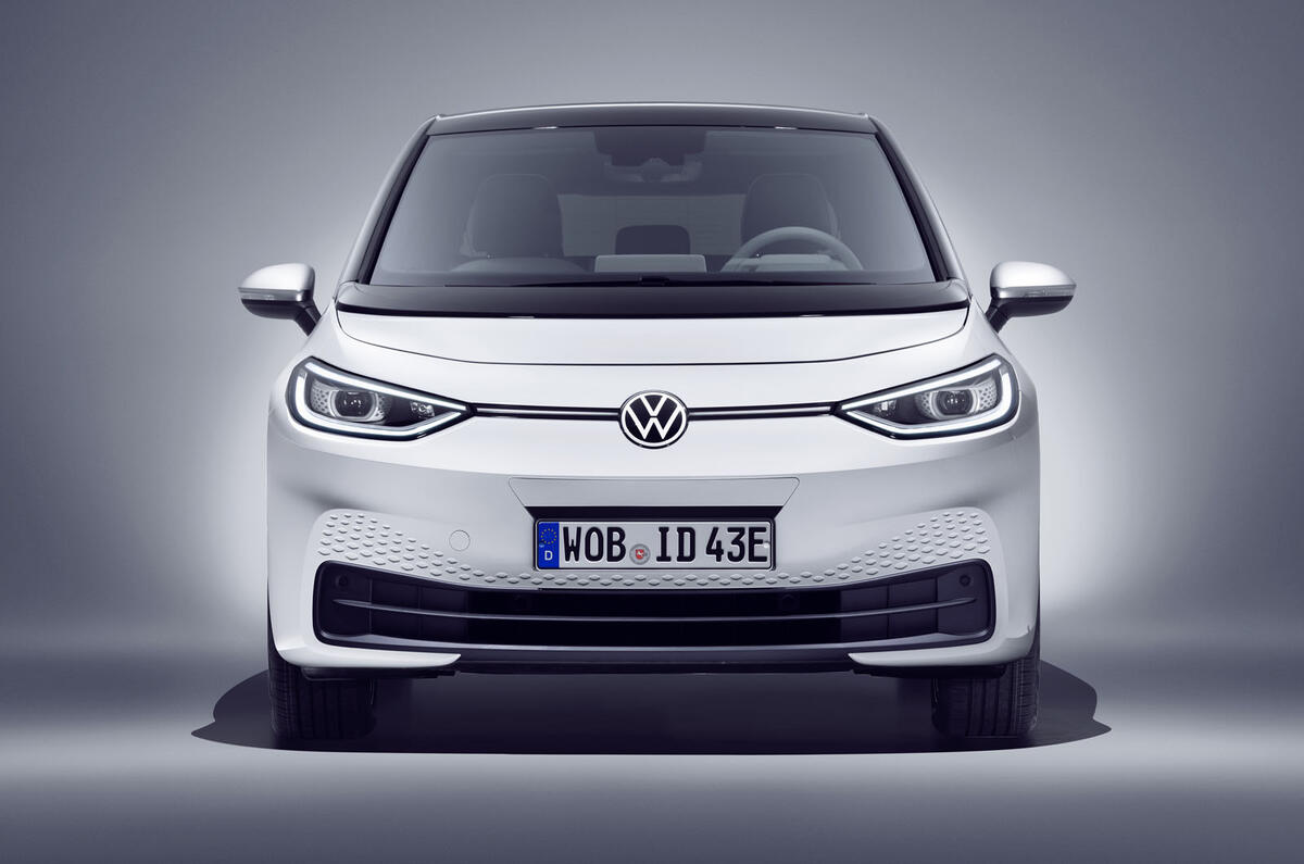 2020 Volkswagen ID 3 reveal - static front