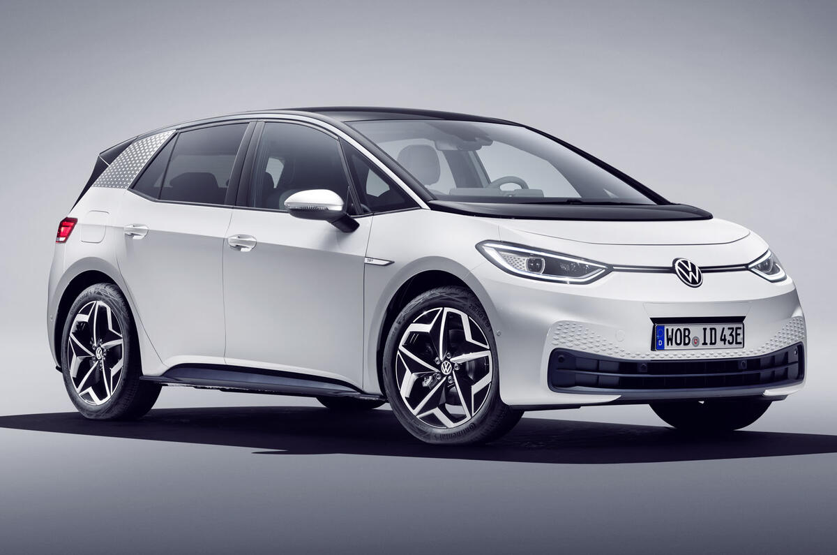 2020 Volkswagen ID 3 reveal - static front