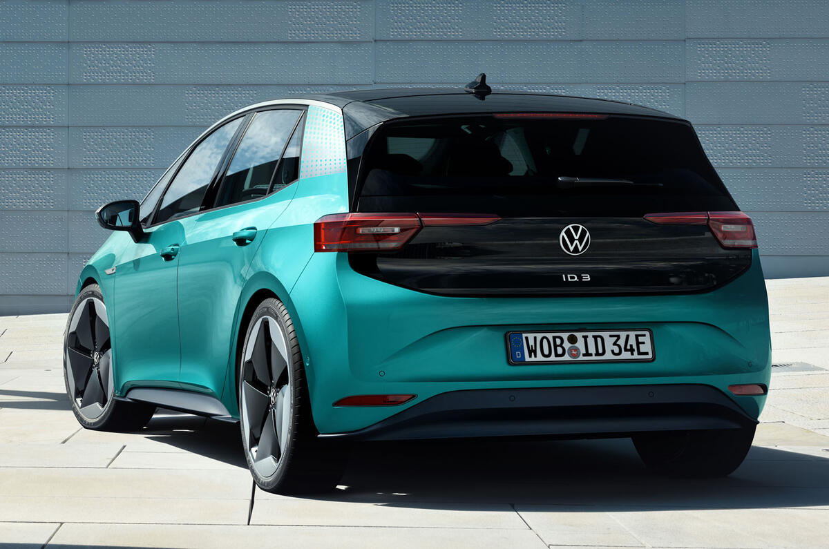 2020 Volkswagen ID 3 reveal - static rear