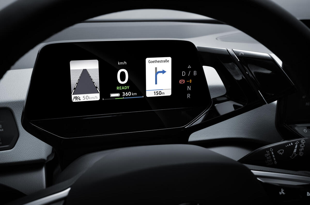 2020 Volkswagen ID 3 reveal - display