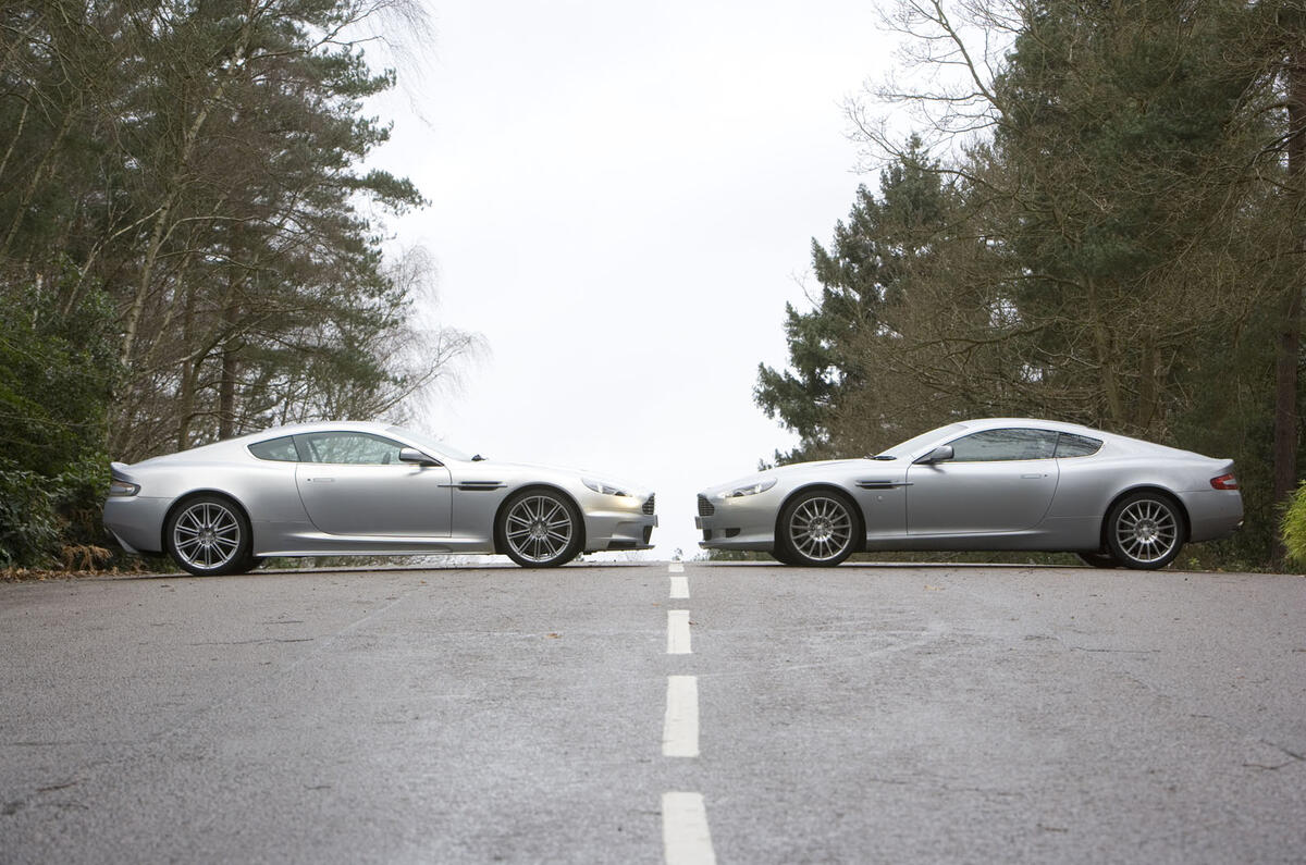 Aston Martin DBS with Aston Martin DB9