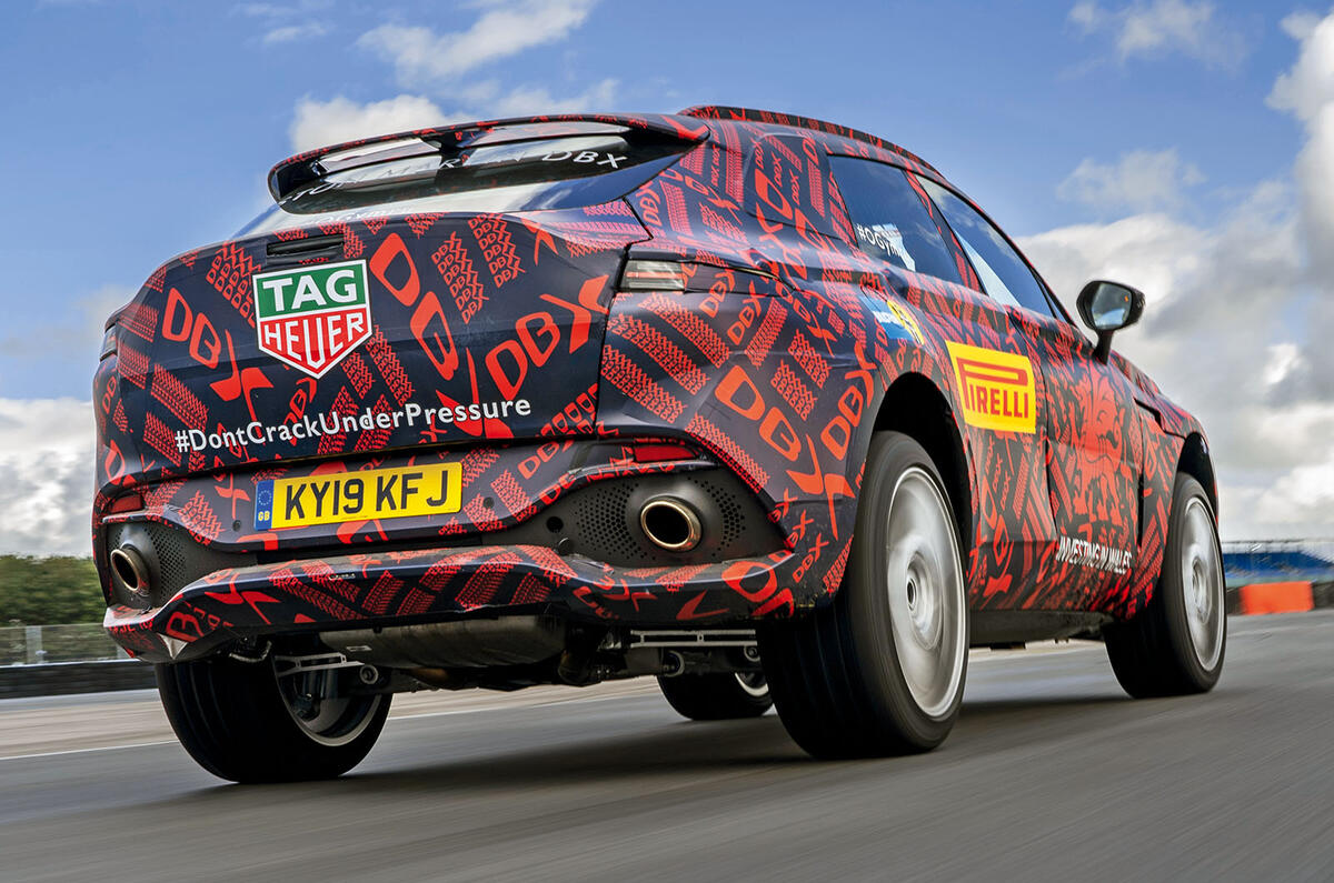 Aston Martin DBX prototype - rear