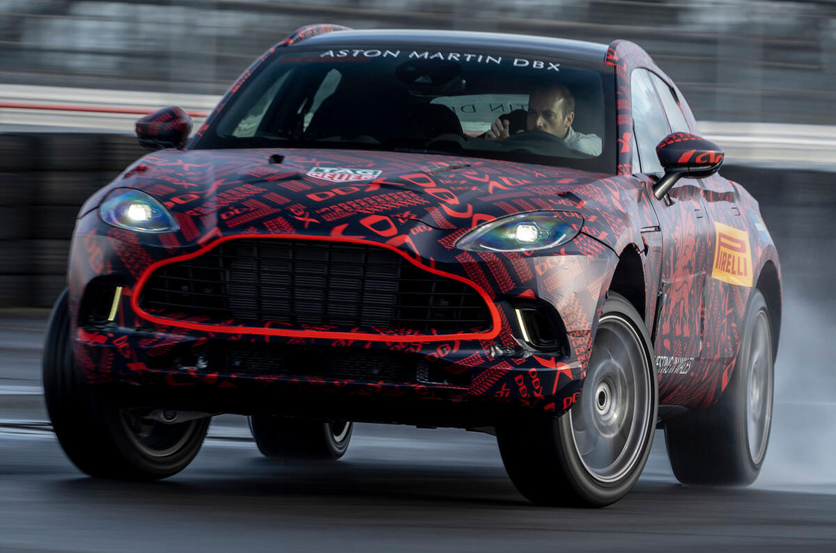 Aston Martin DBX prototype - front