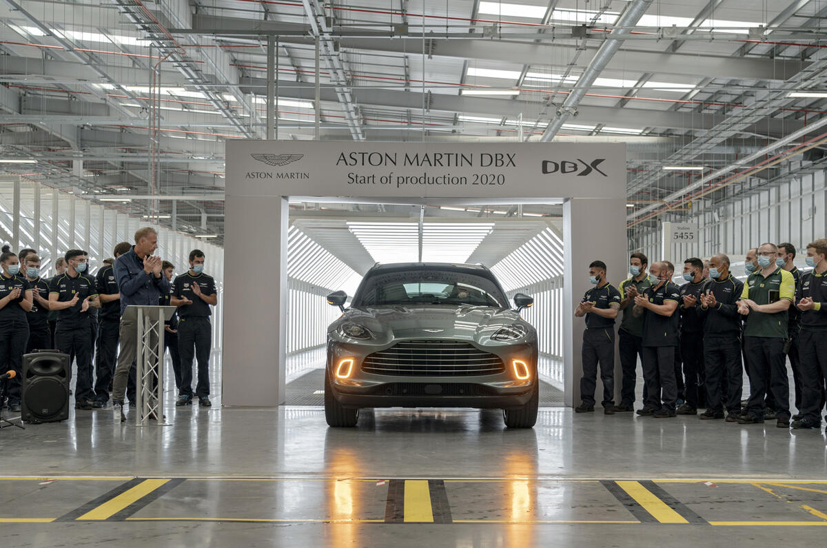 Aston Martin DBX production - St Athan, Wales