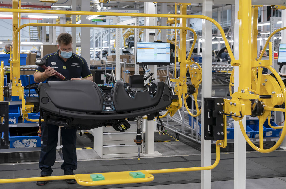 Aston Martin DBX production - St Athan, Wales