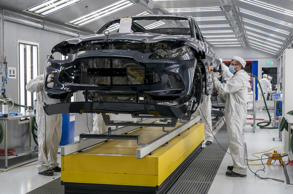 Aston Martin DBX production - St Athan, Wales