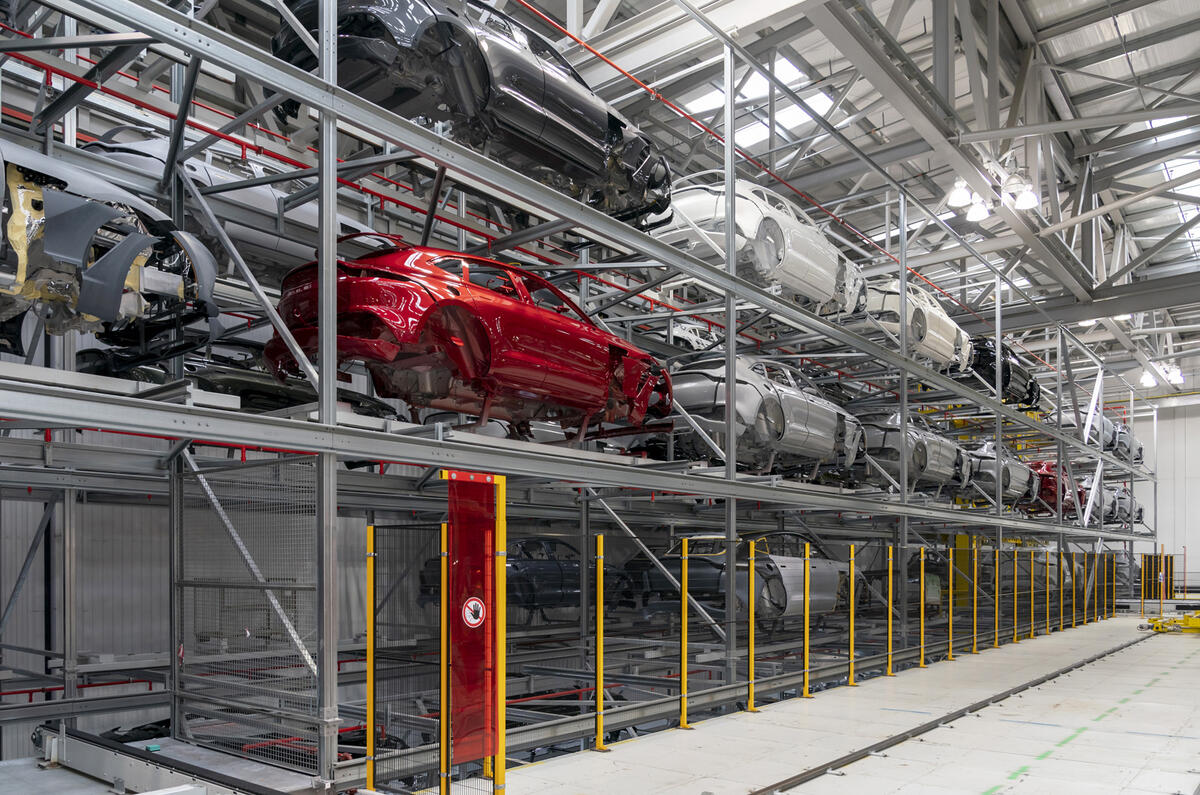 Aston Martin DBX production - St Athan, Wales