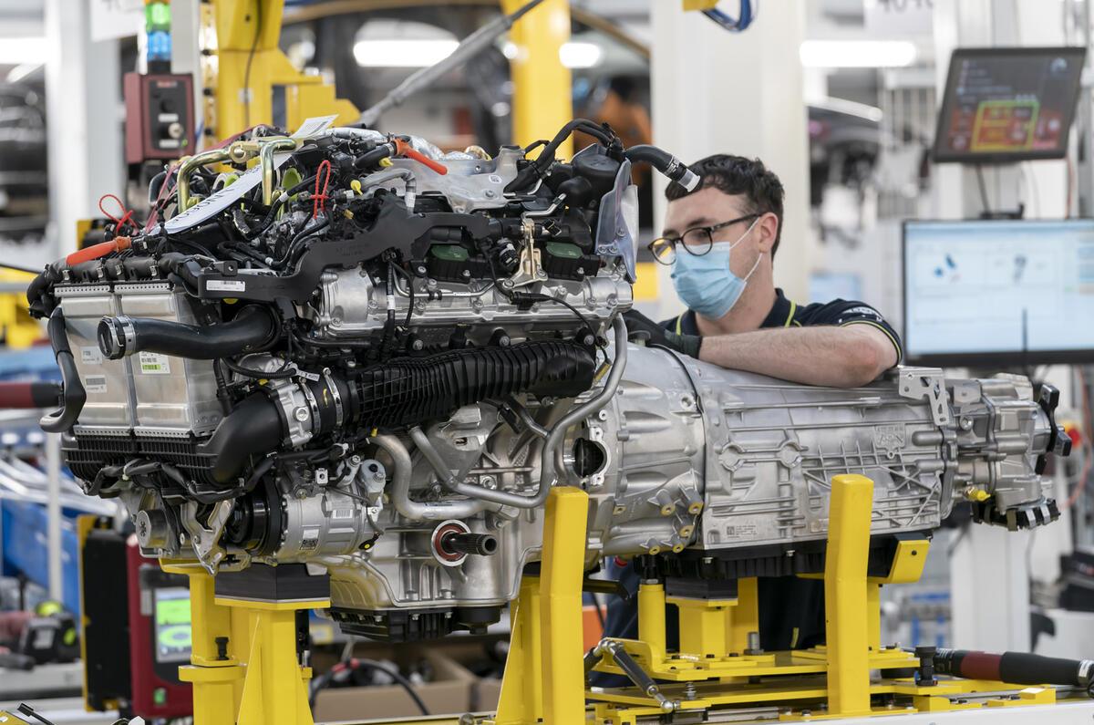 Aston Martin DBX production - St Athan, Wales