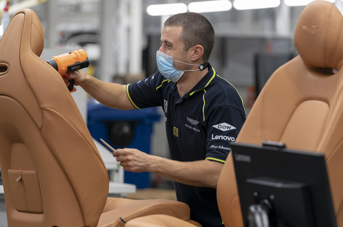 Aston Martin DBX production - St Athan, Wales
