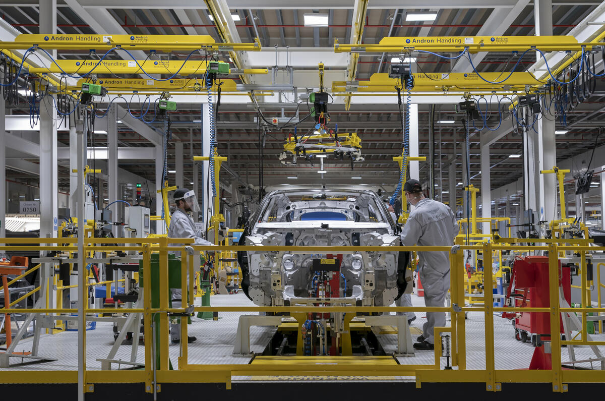 Aston Martin DBX production - St Athan, Wales