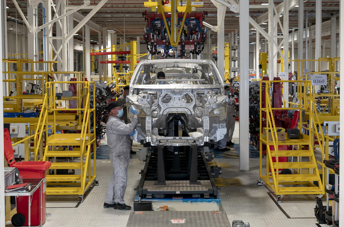Aston Martin DBX production - St Athan, Wales