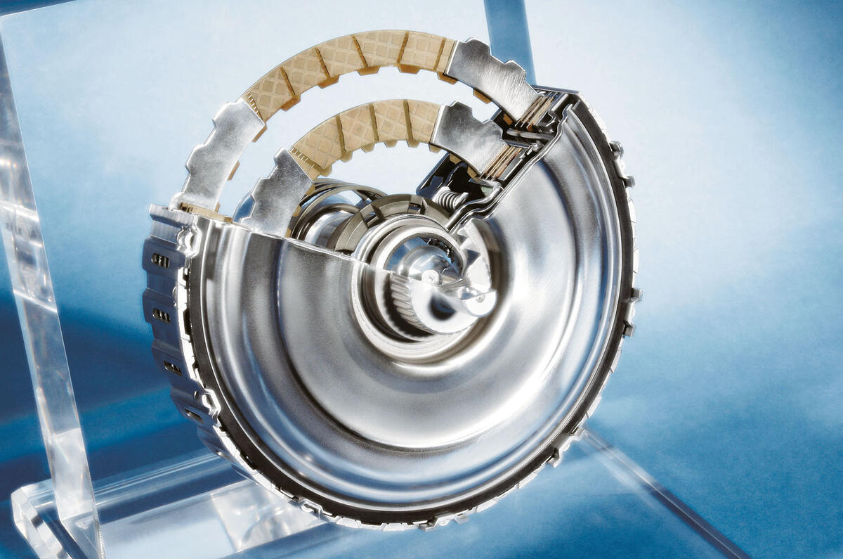 Volkswagen DSG clutch cutaway
