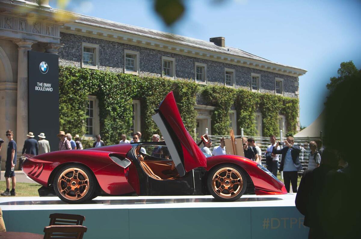 De Tomaso P72 makes Goodwood debut