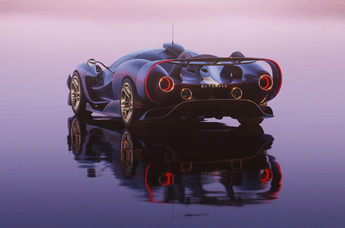 De Tomaso P900 rear De Tomaso P900 rear