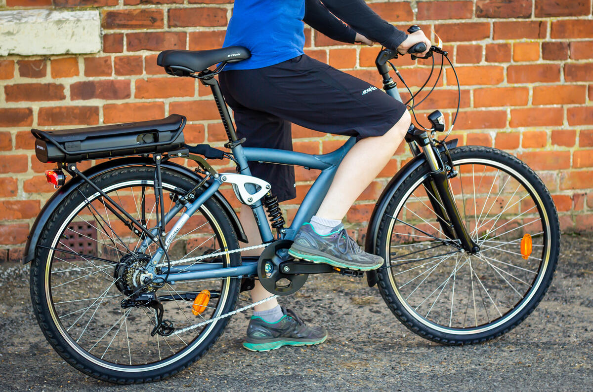 Wheel size is dictated by whether you opt for the medium or large Riverside Original 920 E Electric Hybrid Wheel size is dictated by whether you opt for the medium or large Riverside Original 920 E Electric Hybrid