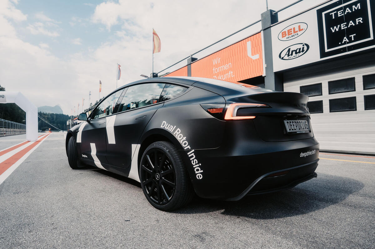 Deepdrive Tesla test car