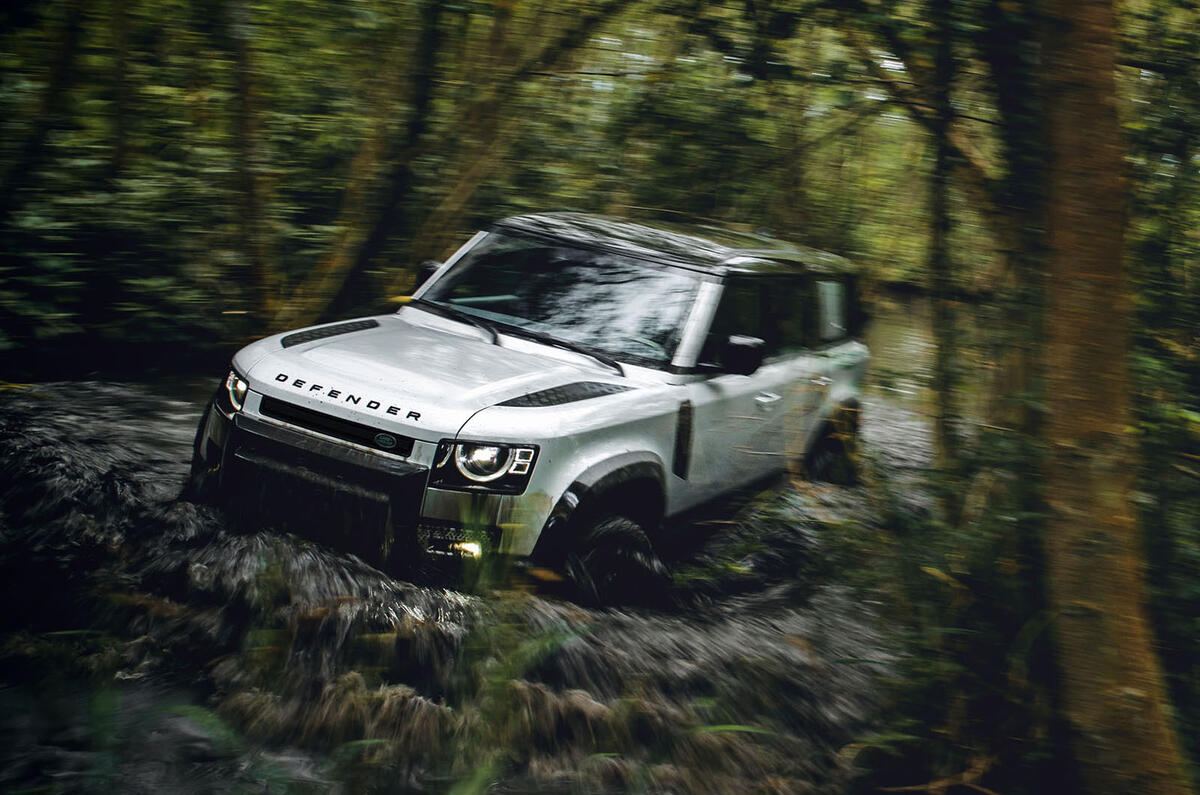 2020 Land Rover Defender reveal - wading front