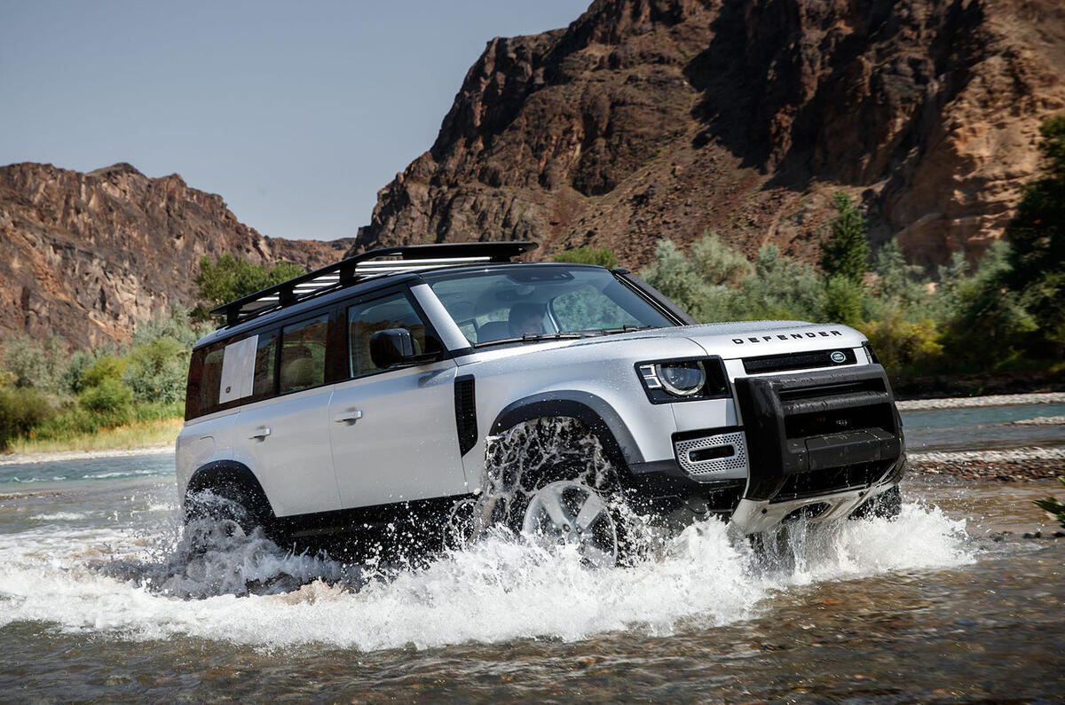 Land rover Defender 90 at Frankfurt