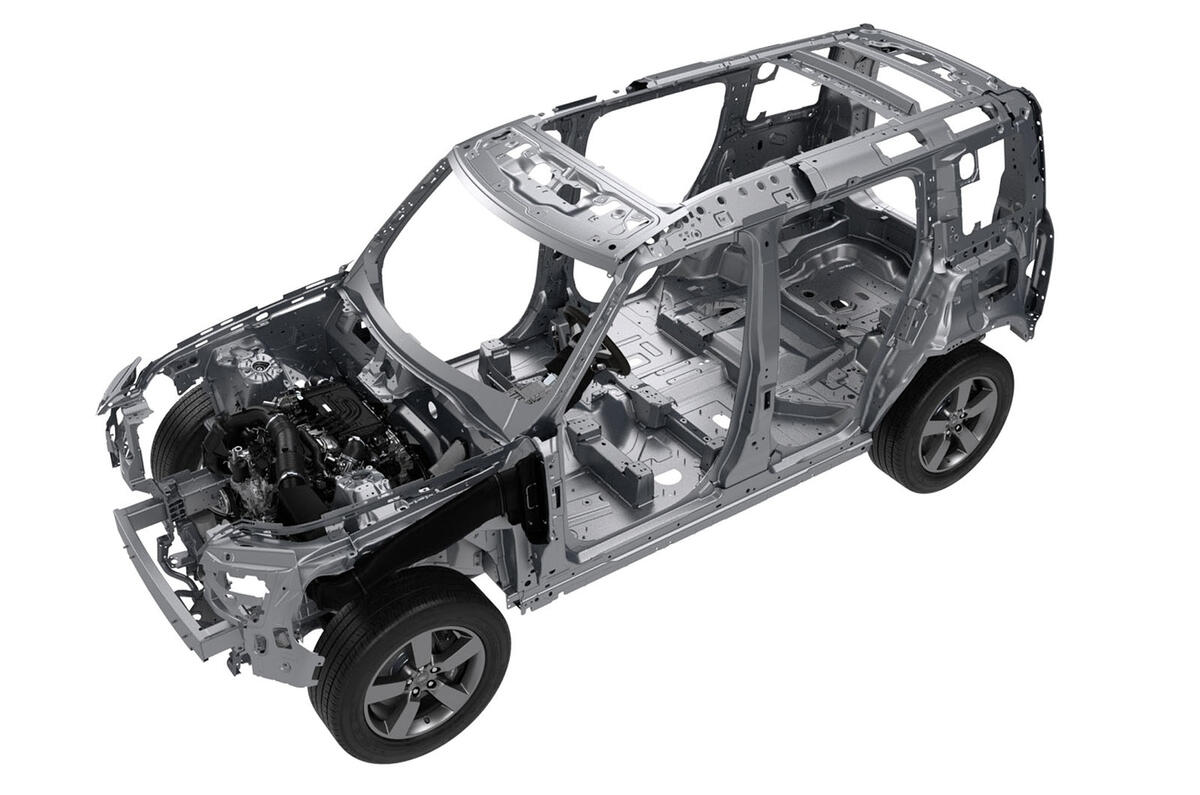 2020 Land Rover Defender reveal - bodyshell