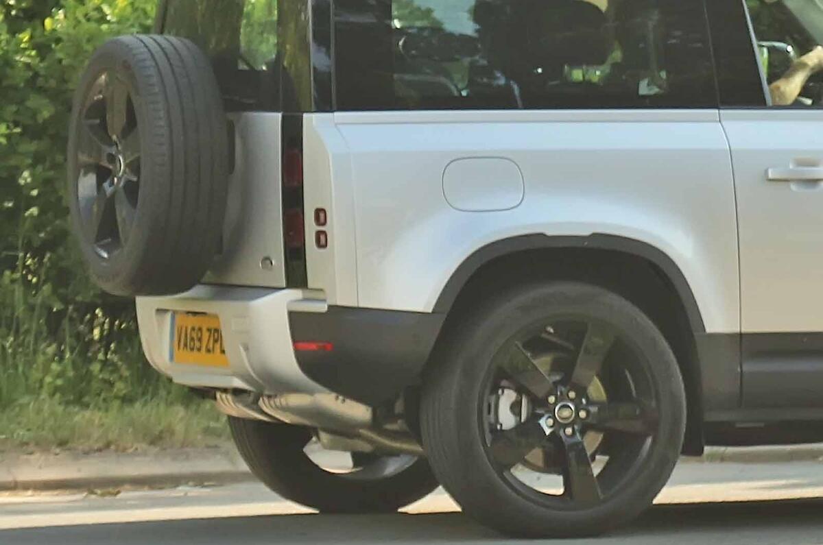 Land Rover Defender six-pot diesel close-up Land Rover Defender six-pot diesel close-up