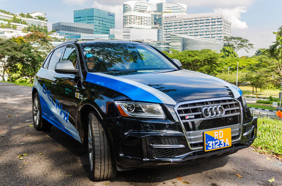 Delphi Automotive automated taxi service