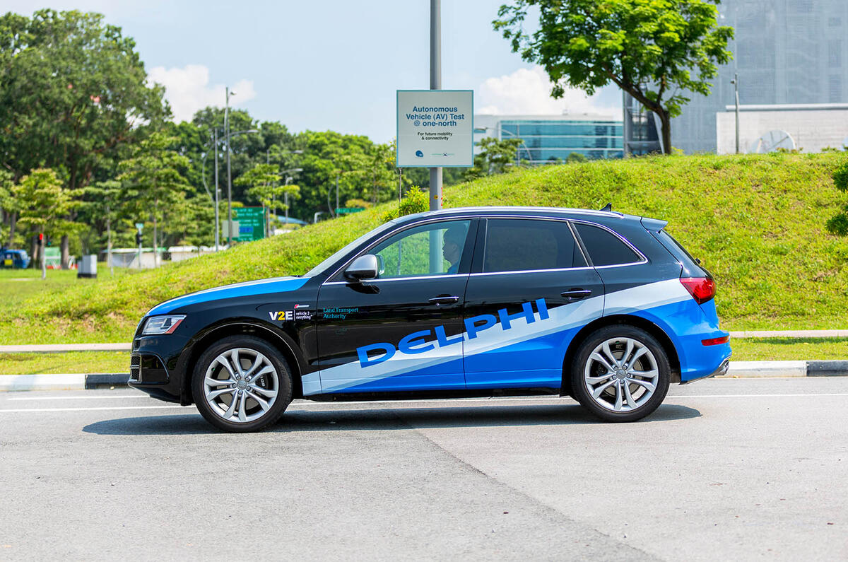 Delphi Automotive automated taxi service