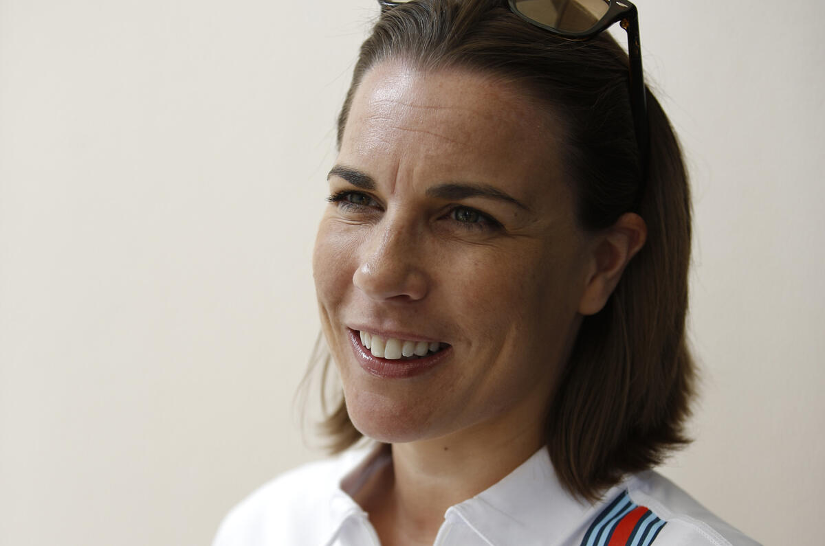 Claire Williams, deputy team principal, Williams F1