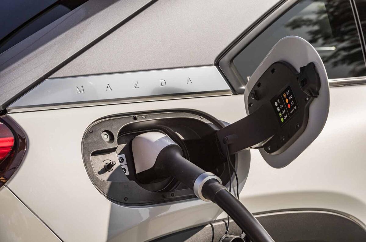 Mazda MX-30 charge point