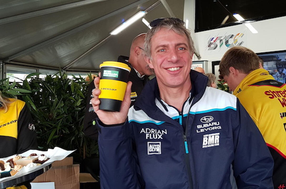 BTCC stars pair with Macmillan for the World's Fastest Coffee Morning