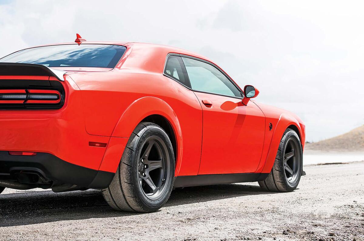 Dodge Challenger rear three quarter Dodge Challenger rear three quarter