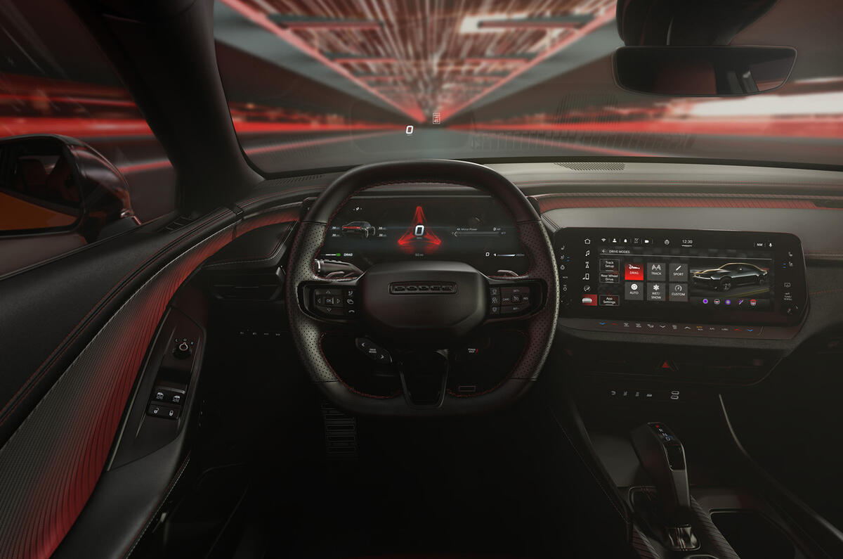 Dodge Charger EV interior Dodge Charger EV interior