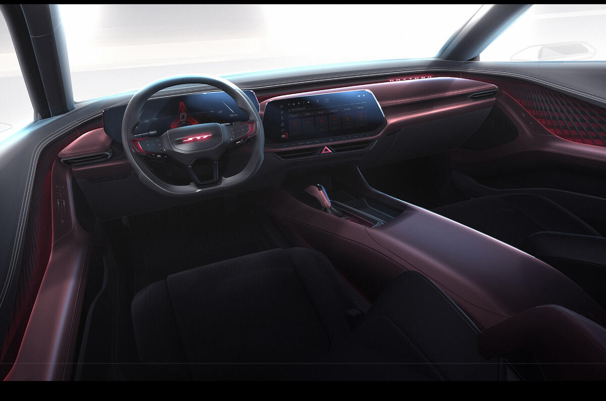Dodge Charger SRT Daytona interior sketch Dodge Charger SRT Daytona interior sketch