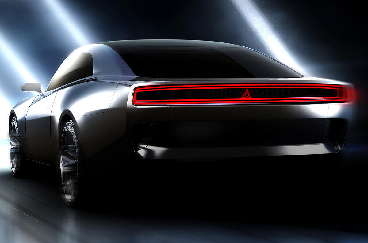 Dodge Charger SRT Daytona rear light sketch Dodge Charger SRT Daytona rear light sketch