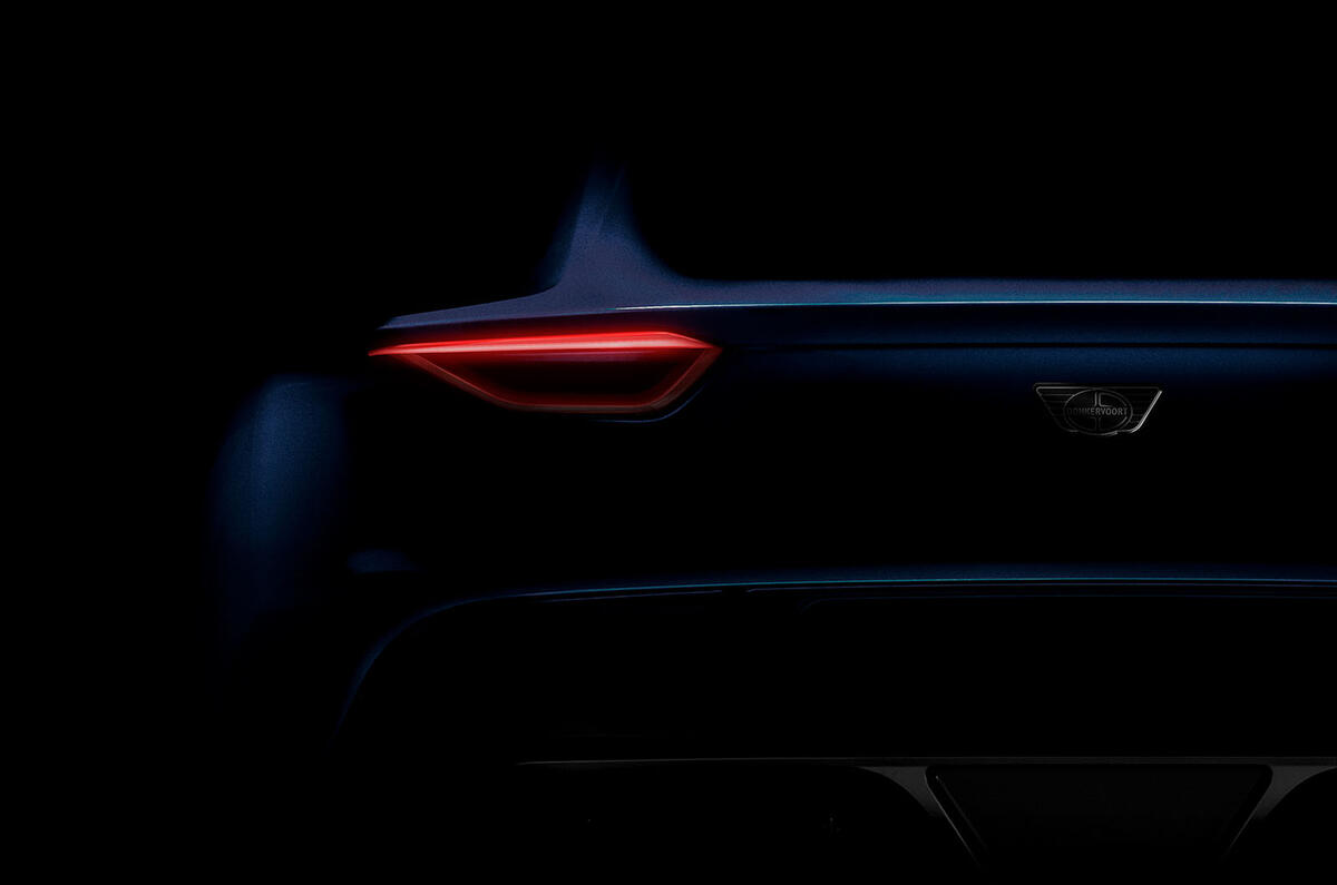 Donkervoort F22 rear lights