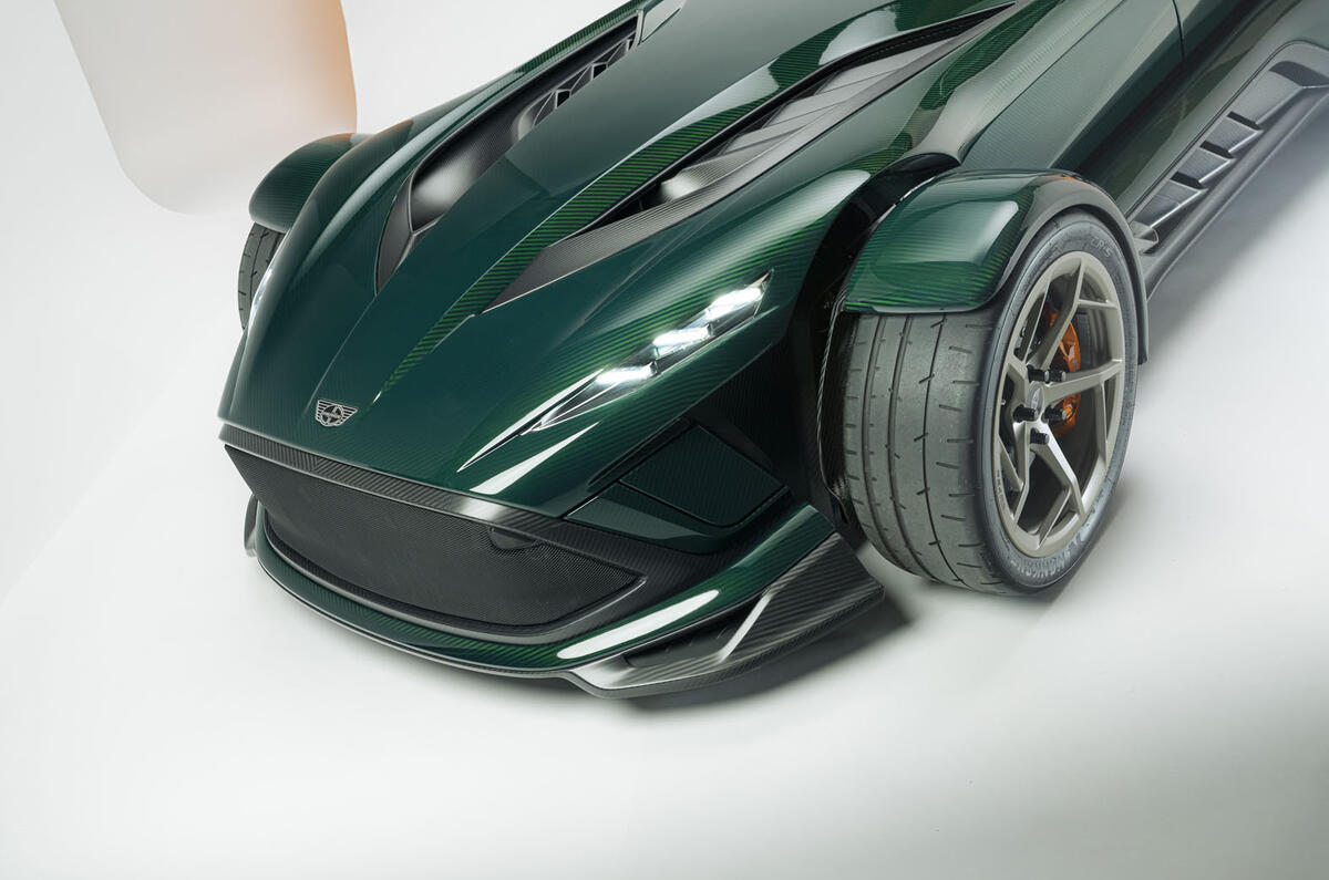 Donkervoort P24 RS front wing removed