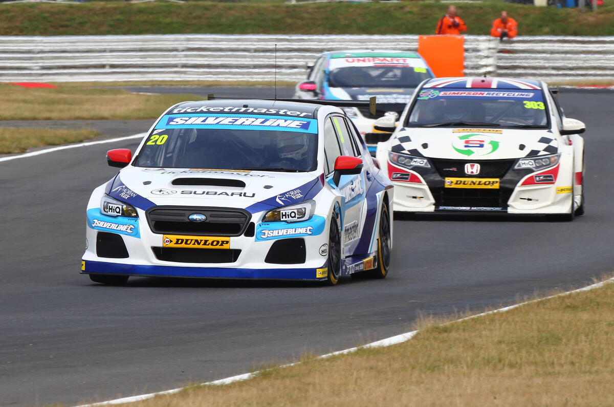 BTCC Snetterton: Collard new championship leader after dramatic day