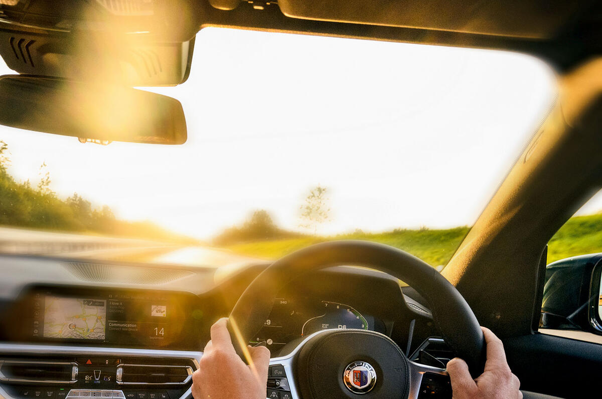 driving blurry