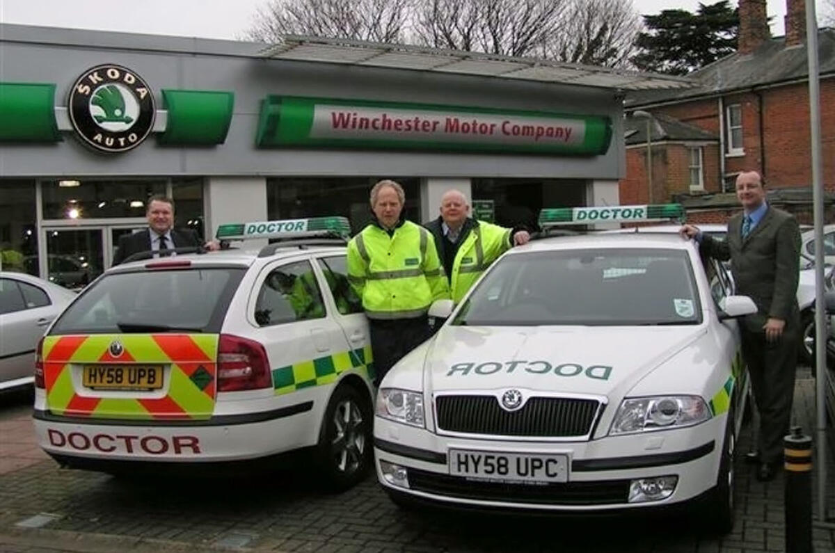 Skoda Octavia doctors' cars