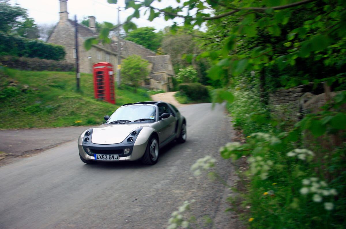 Smart Roadster acceleration
