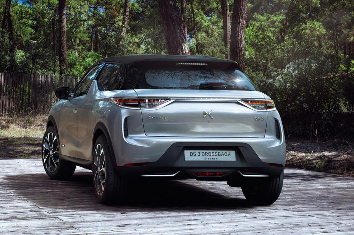 New DS 3 Crossback revealed with petrol, diesel and electric power