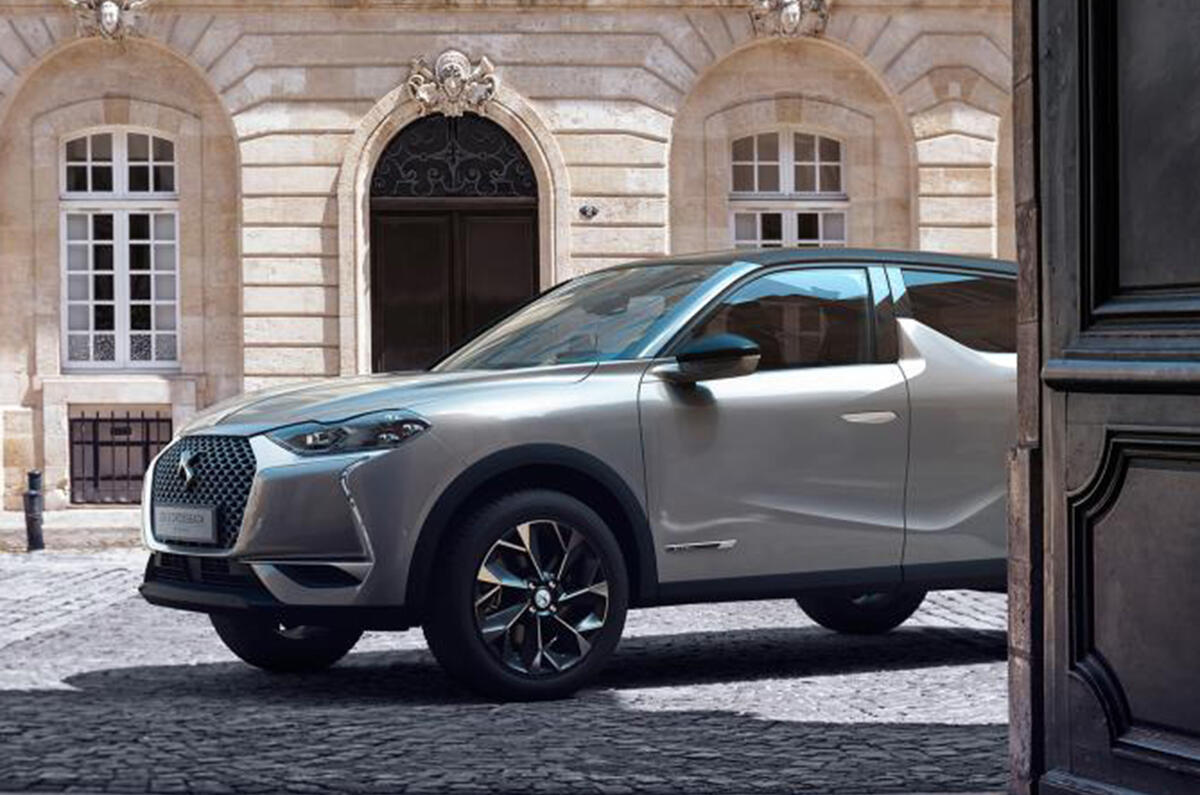 New DS 3 Crossback revealed with petrol, diesel and electric power