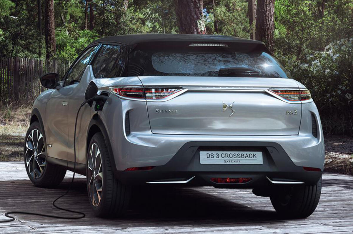 New DS 3 Crossback revealed with petrol, diesel and electric power