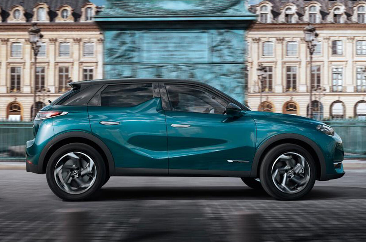 New DS 3 Crossback revealed with petrol, diesel and electric power