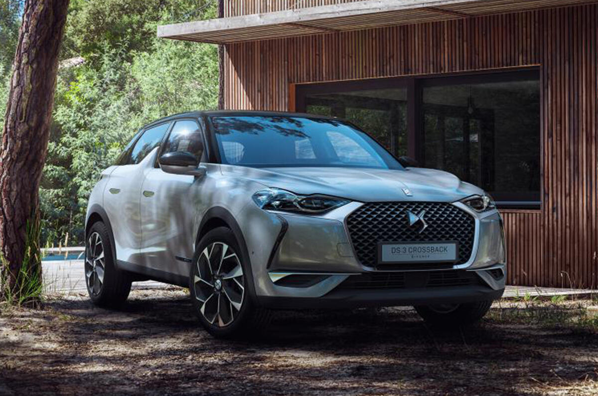 New DS 3 Crossback revealed with petrol, diesel and electric power