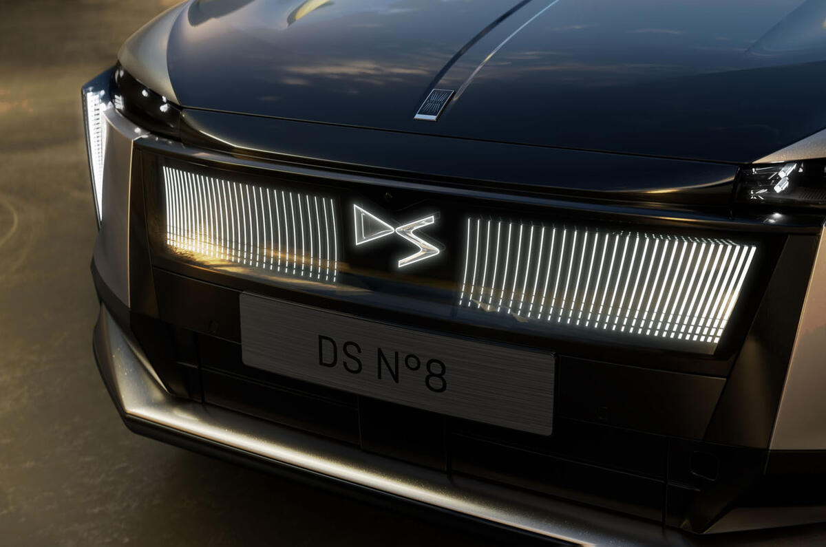 DS No 8   front badge detail DS No 8   front badge detail