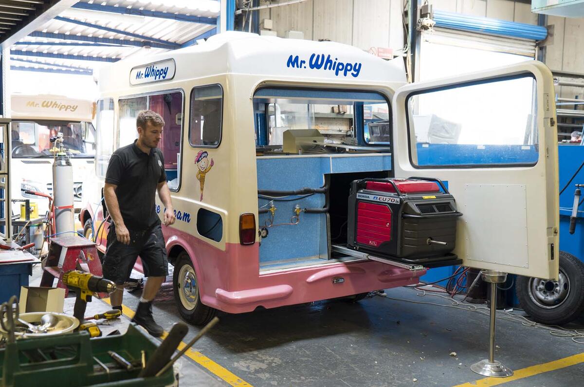 Building ice cream vans