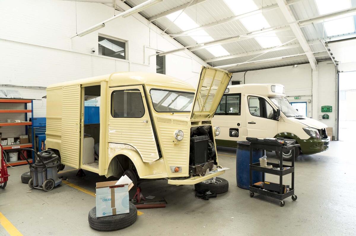 Building ice cream vans