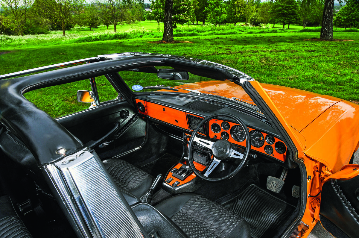 1972 Triumph Stag - interiorIts road manners feel better the more you drive it 1972 Triumph Stag - interior