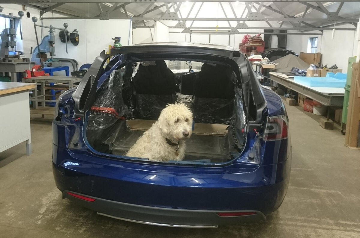 Tesla Model S estate in progress as coachbuilt one-off